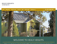 Tablet Screenshot of healyheightsapartments.com
